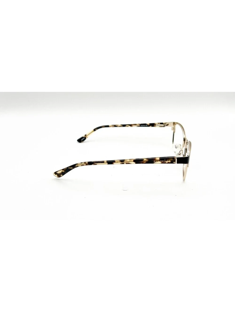 Ann Taylor Atp706 C01 Black Gold Authentic Eyeglasses 48-16-125